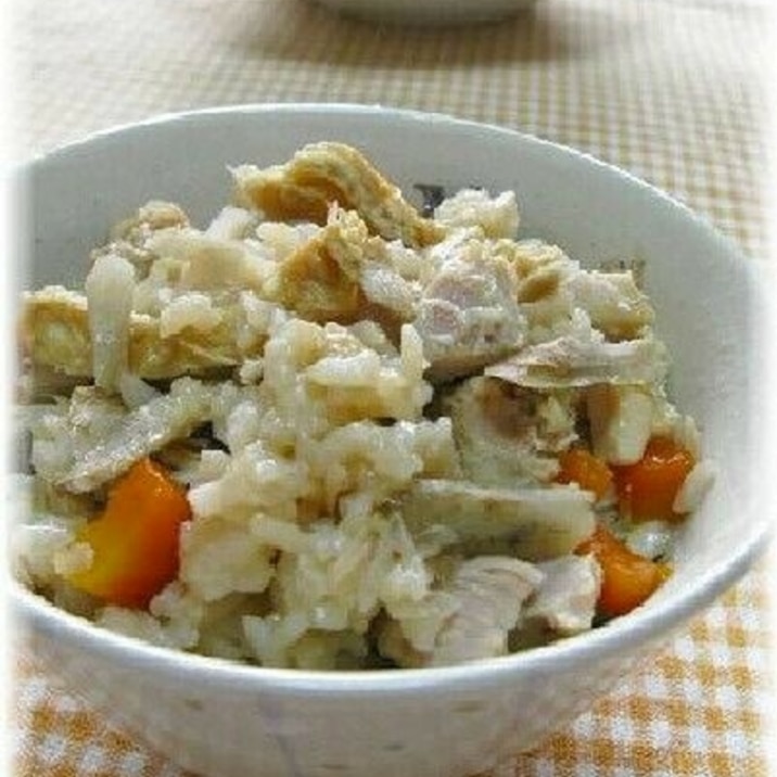 食欲もりもり~!鶏五目炊き込みごはん☆